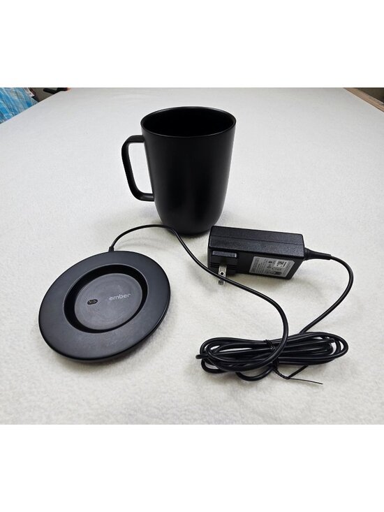 Ember Other - Ember Temperature Control Smart Mug 14 Oz Black WORKS W/ Charger Base